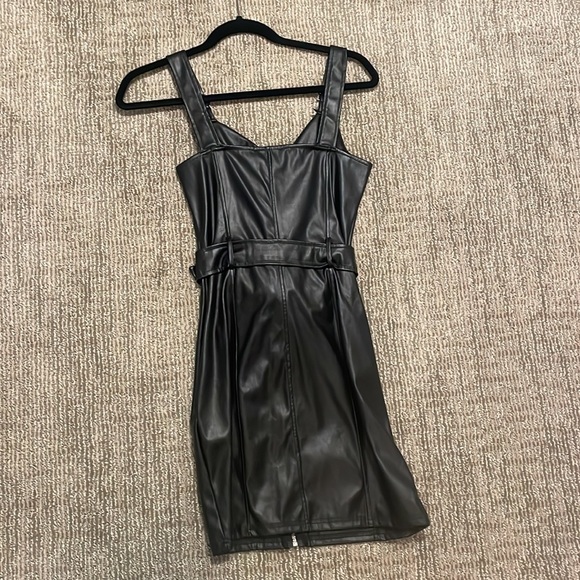 Goldie London XS pleather zip up dress - Picture 3 of 3